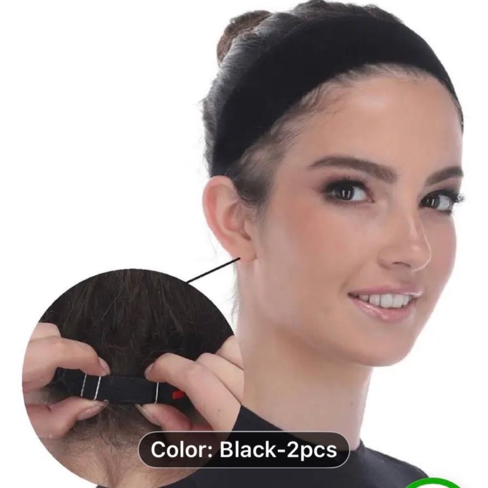 2pcs Headwear Wig Grip Headbands For Women- Adjustable For A Personalized Fit.